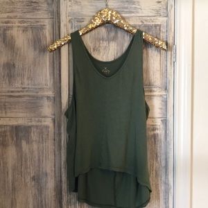 Olive Green Tank Top